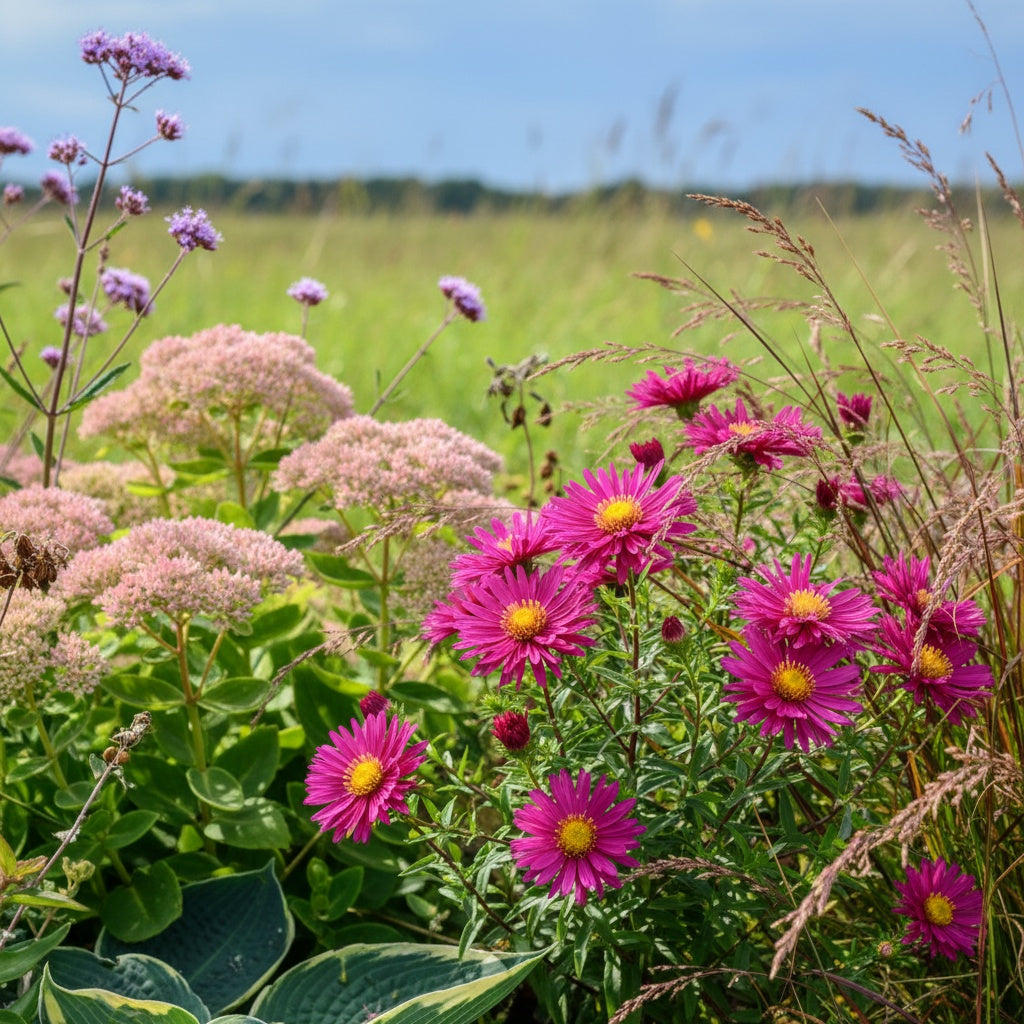Aster 'Novi-Belgii Crimson Brocade' - 10 Stück