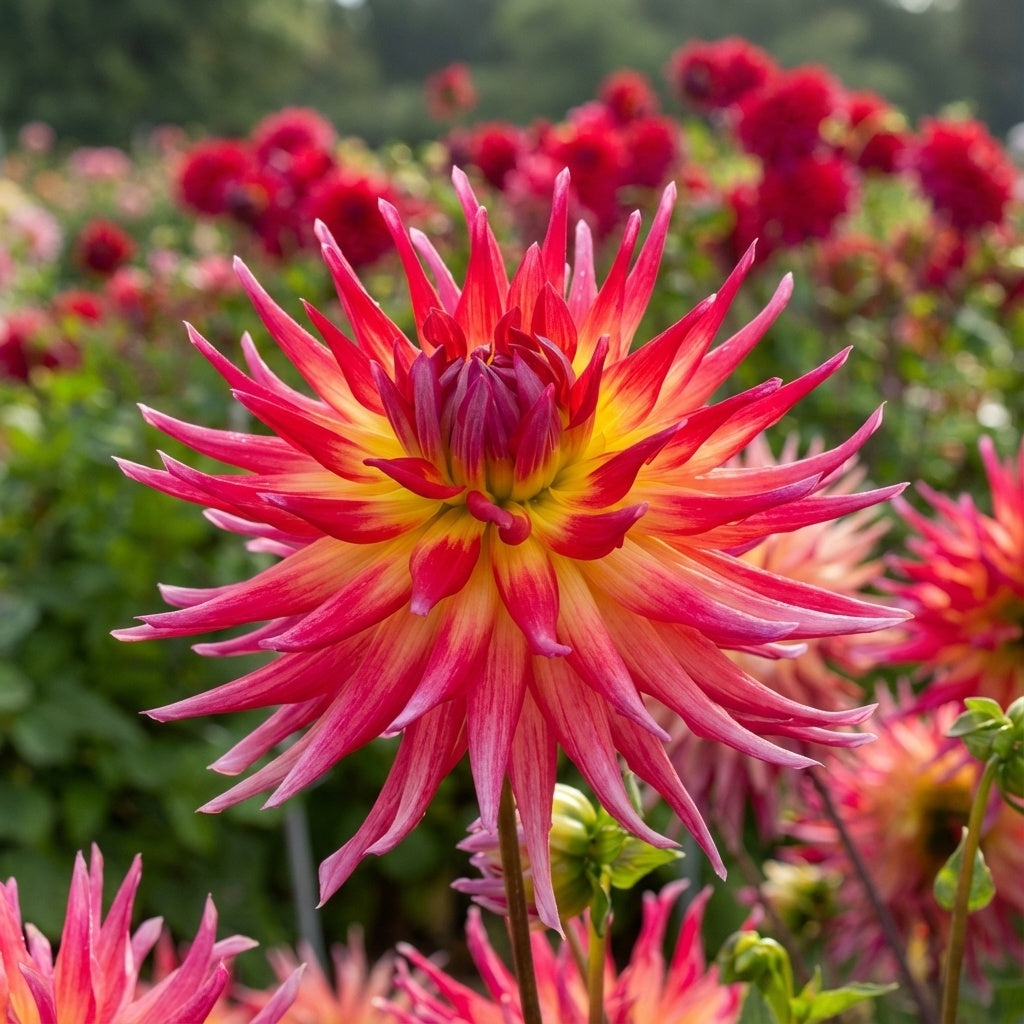 Dahlie 'Electric Flash' - 10 Stück