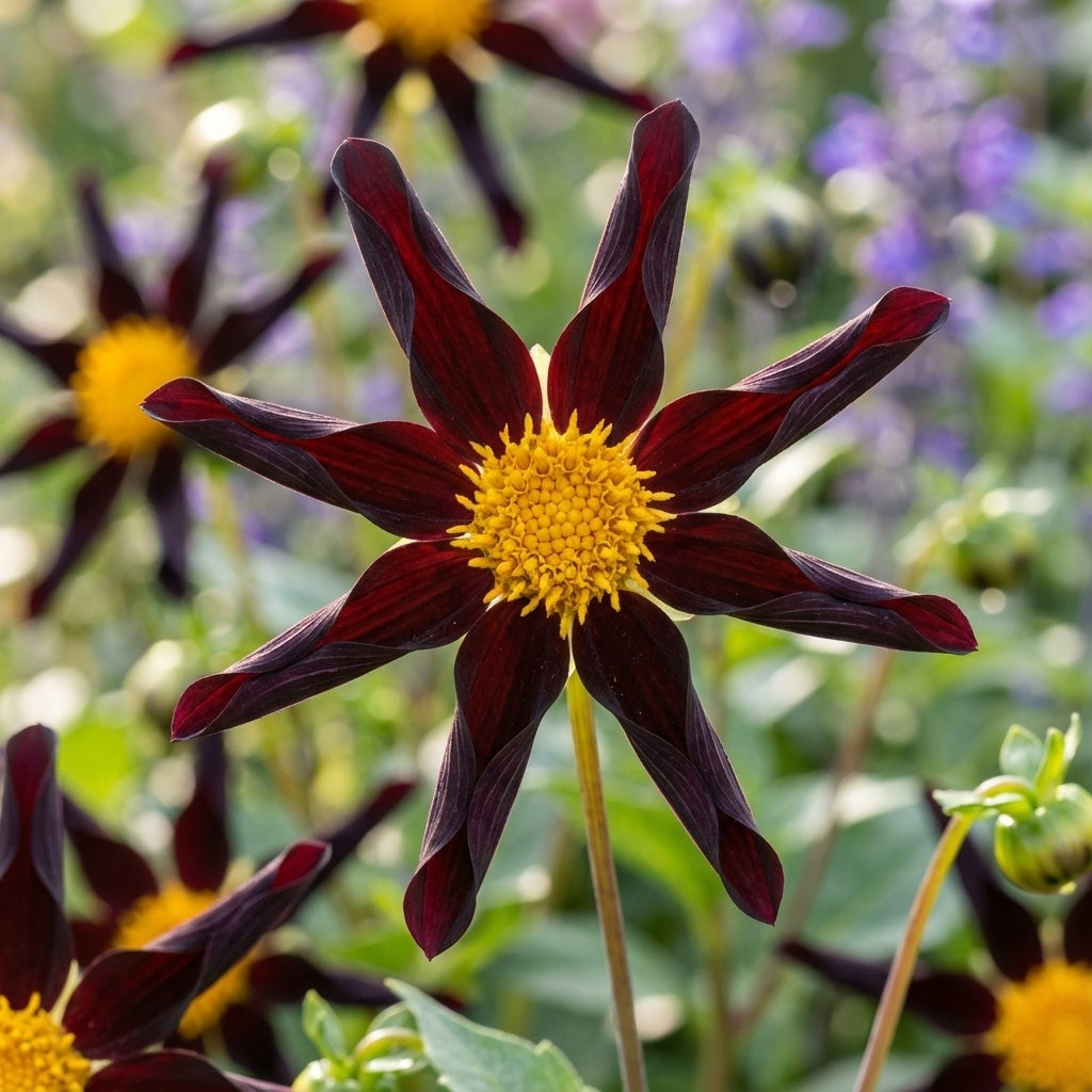 Dahlie 'Verrone's obsidian' - 4 Stück