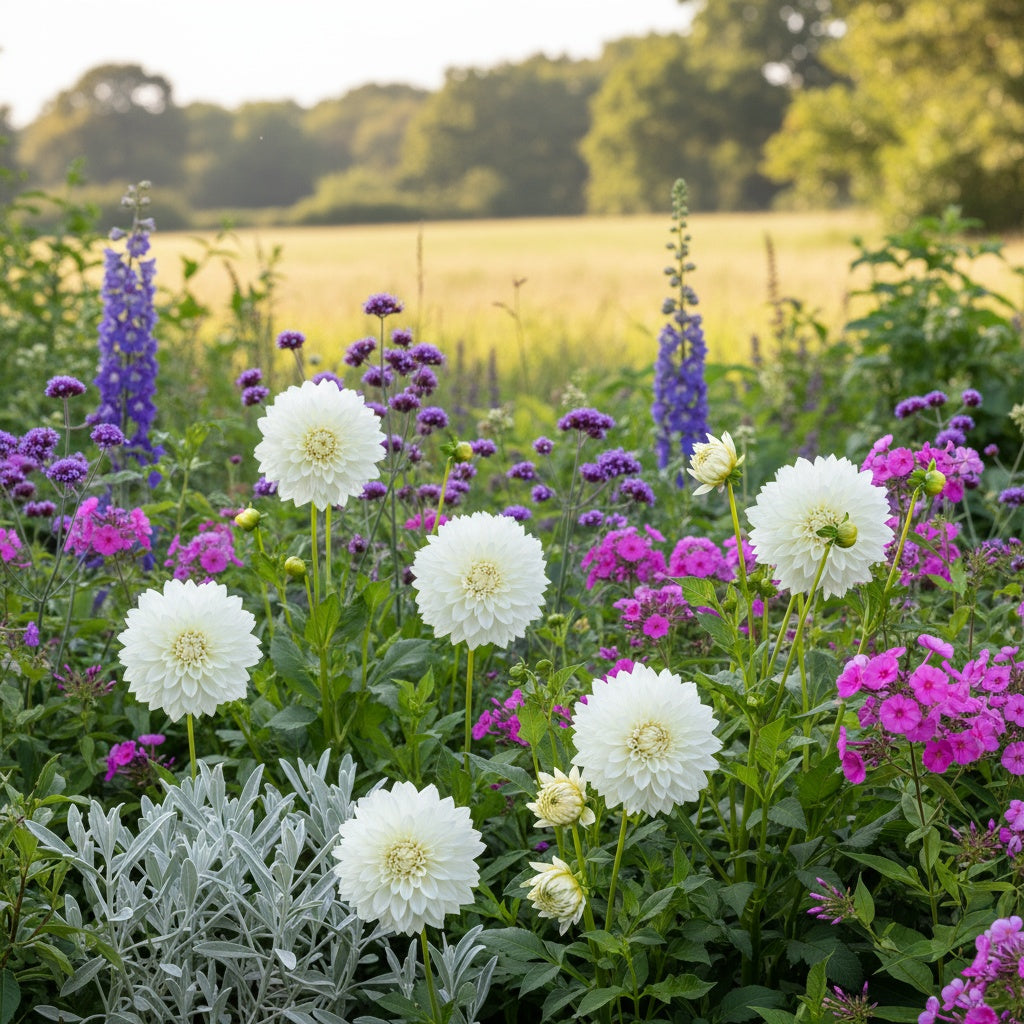 Dahlie 'White Perfection' - 5 Stück