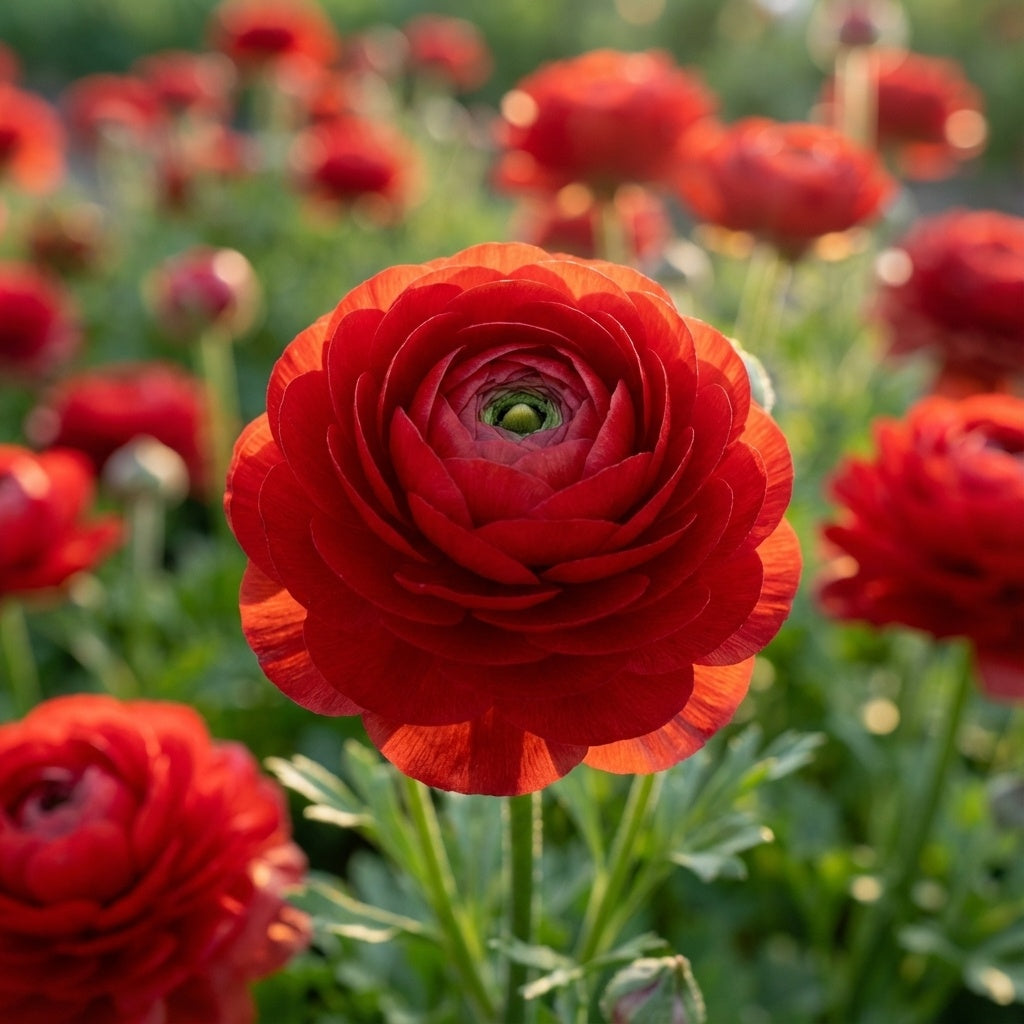 Ranunkel 'Ranunculus Red' - 10 Stück