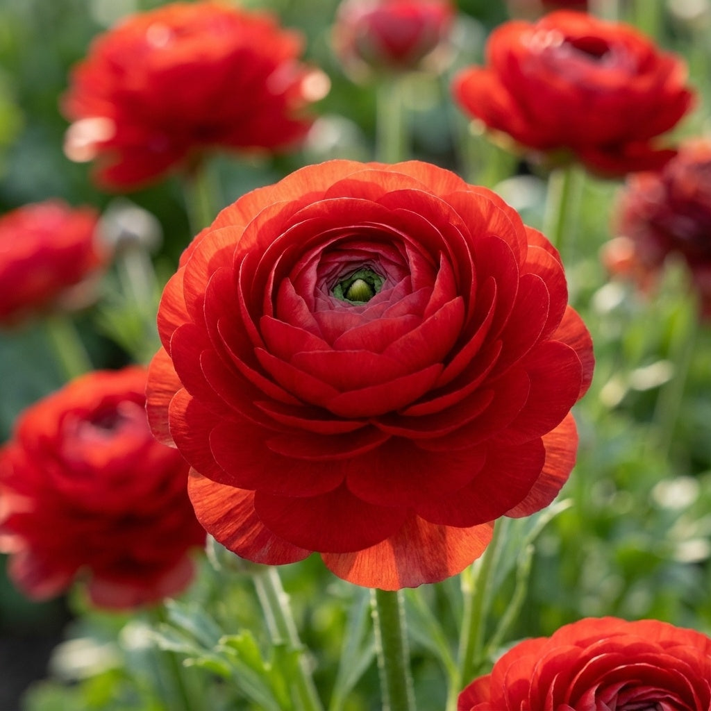 Ranunkel 'Ranunculus Red Tomer For Pot' - 50 Stück