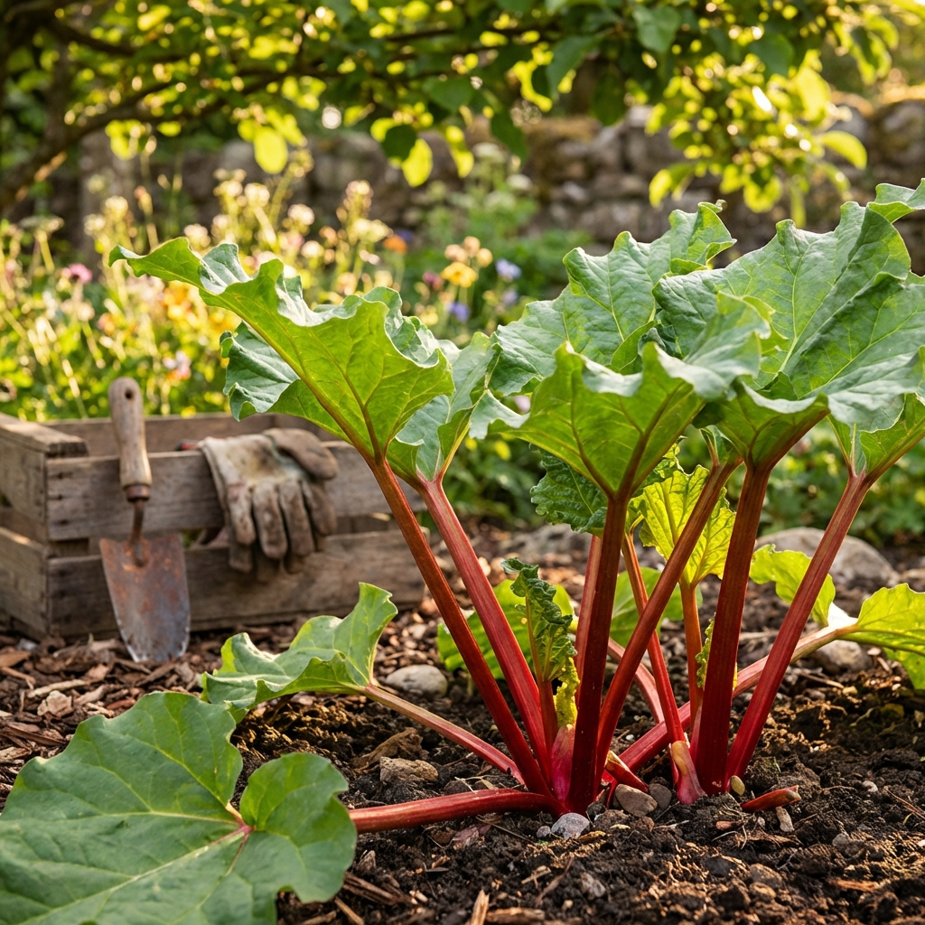Rhabarber 'Red Champagne Rhabarbarum' - 5 Stück