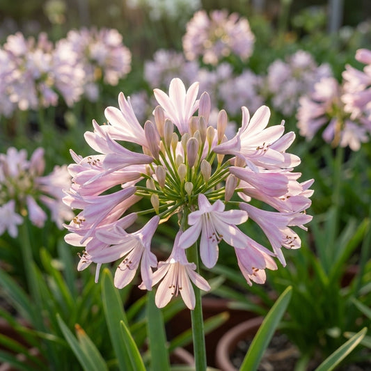 Agapanthus 'Blush Pink' - Schmucklilie, Liebesblume