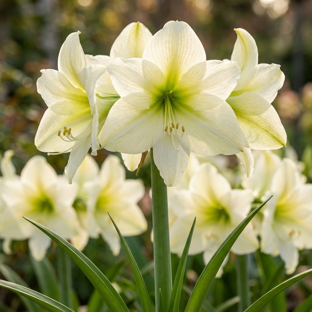 Ritterstern (Amaryllis) 'Lemon Star' - 1 Stück - LumiBlumi