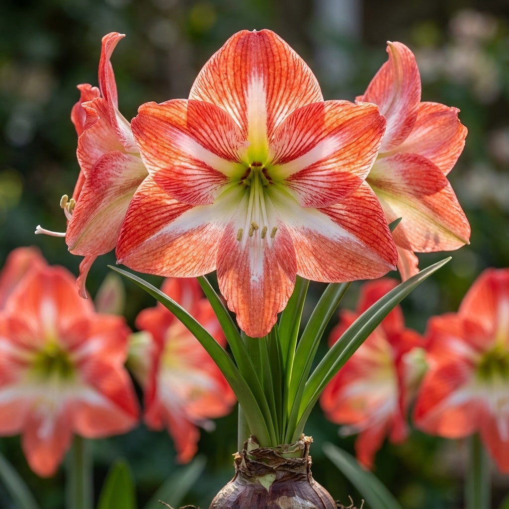Hippeastrum 'Minerva Gestreift' - Rittersterne
