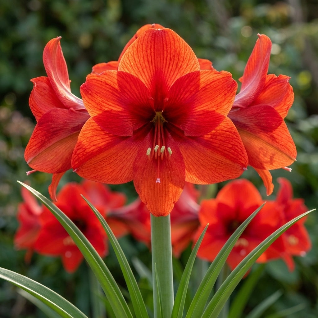Ritterstern (Amaryllis) 'Red Lion' - 1 Stück - LumiBlumi