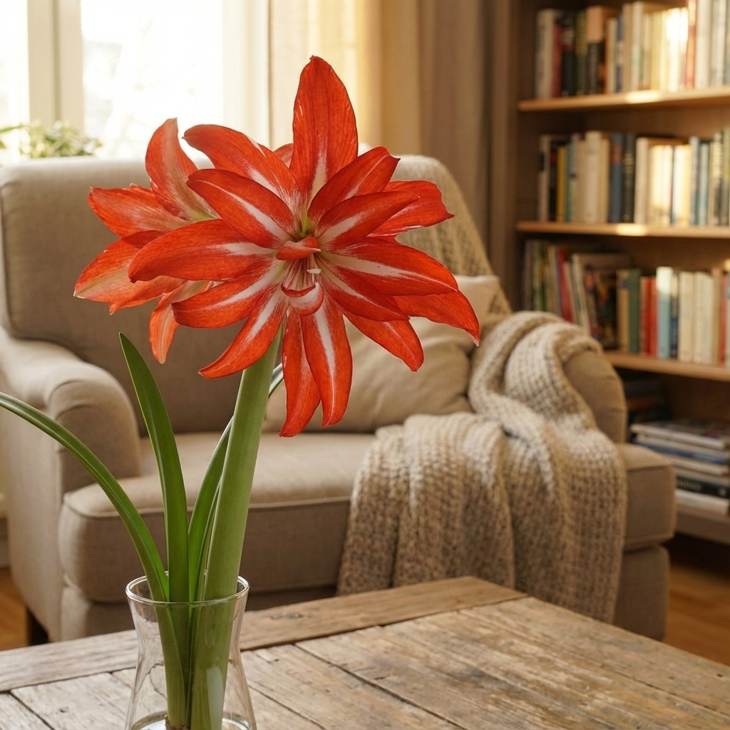 Ritterstern (Amaryllis) 'Splash' - 1 Stück - LumiBlumi