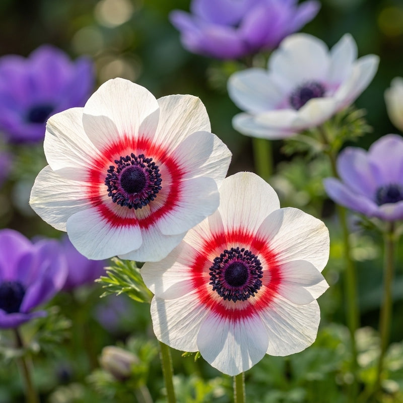 Anemone 'Bicolor/Duet Coronaria' - 50 Stück - LumiBlumi