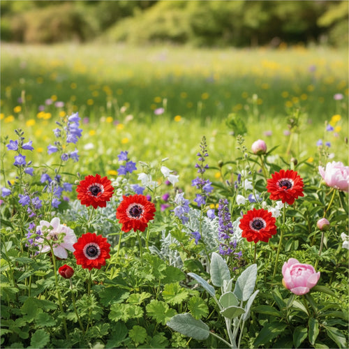 Anemone 'Levante Rosso Double' - 25 Stück - LumiBlumi