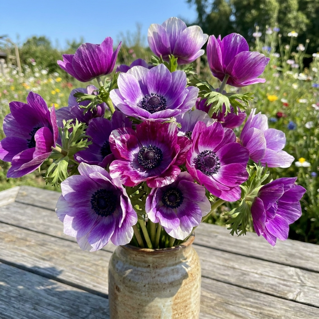 Anemone 'Mistral Tigre Wine' - 25 Stück - LumiBlumi