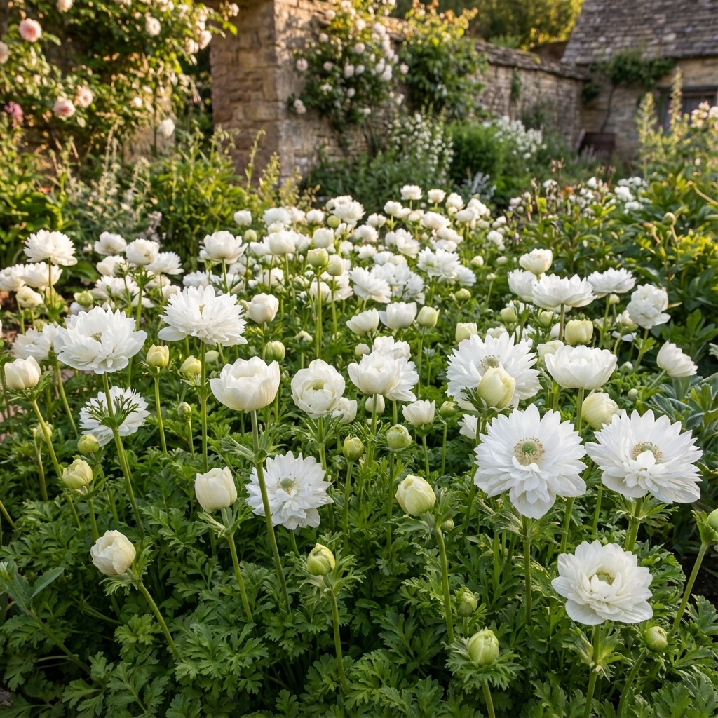 Anemone 'Mount Everest St. Brigid' - 50 Stück - LumiBlumi