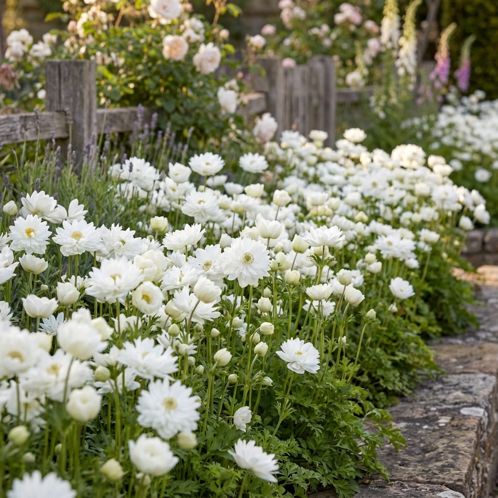 Anemone 'Mount Everest St. Brigid' - 50 Stück - LumiBlumi