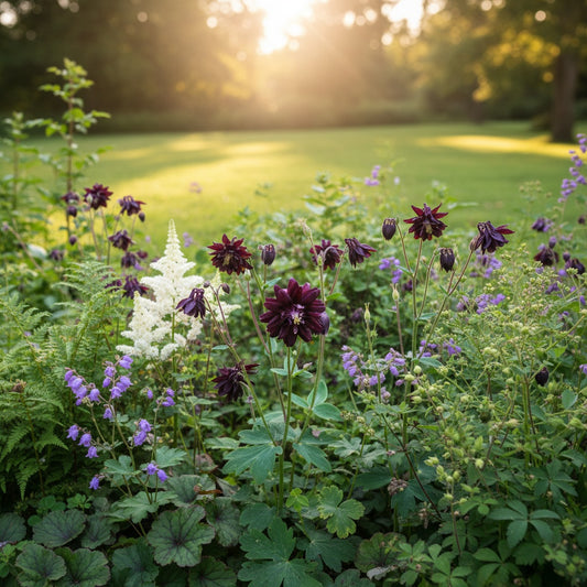 Akelei 'Black Barlow' - 10 Stück