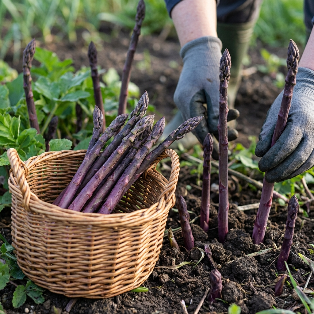 Spargel 'Pacific Purple Officinalis' - 4 Stück