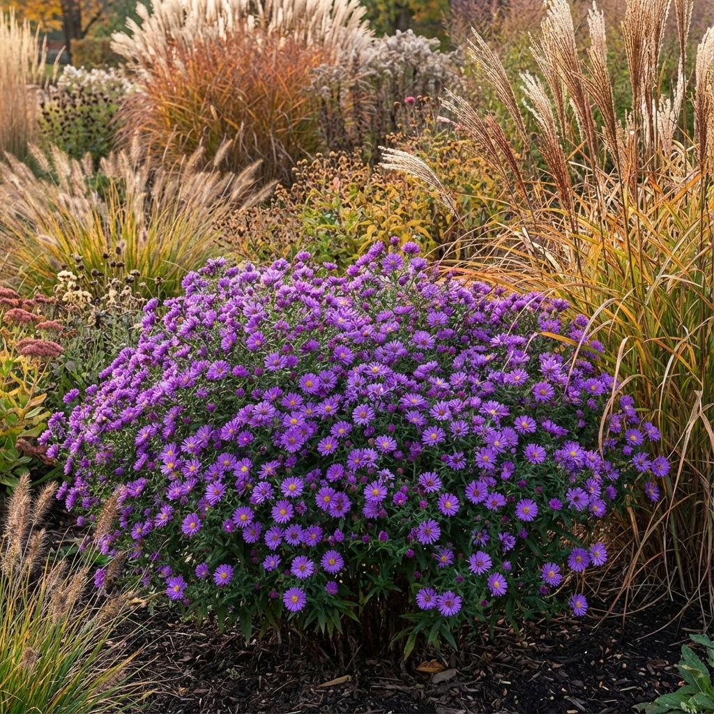 Aster 'Novi-Angliae Purple Dome' - 5 Stück
