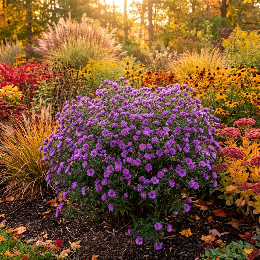 Aster 'Novi-Angliae Purple Dome' - 5 Stück