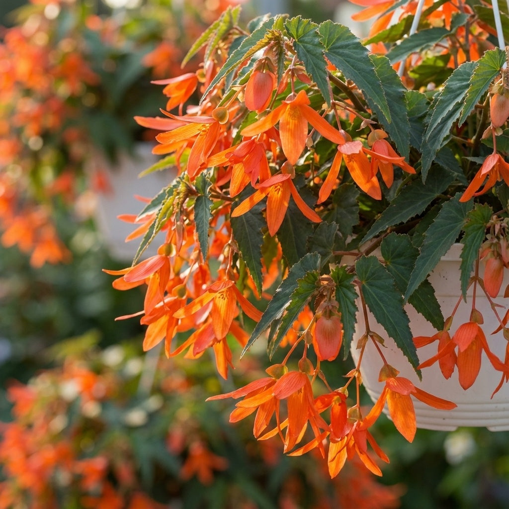 Begonie 'Bertinii Boliviensis Orange' - 3 Stück - LumiBlumi