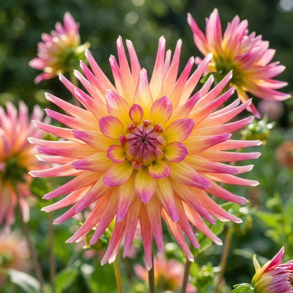 Dahlie 'Bora Bora' - 4 Stück - LumiBlumi