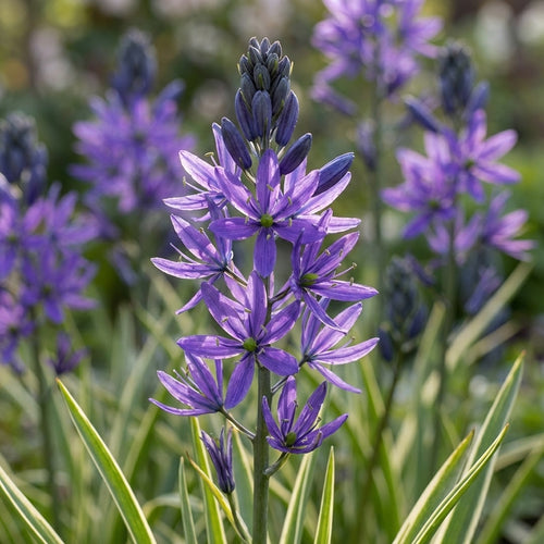 Prärielilie 'Blue Melody Quamash' - 25 Stück - LumiBlumi