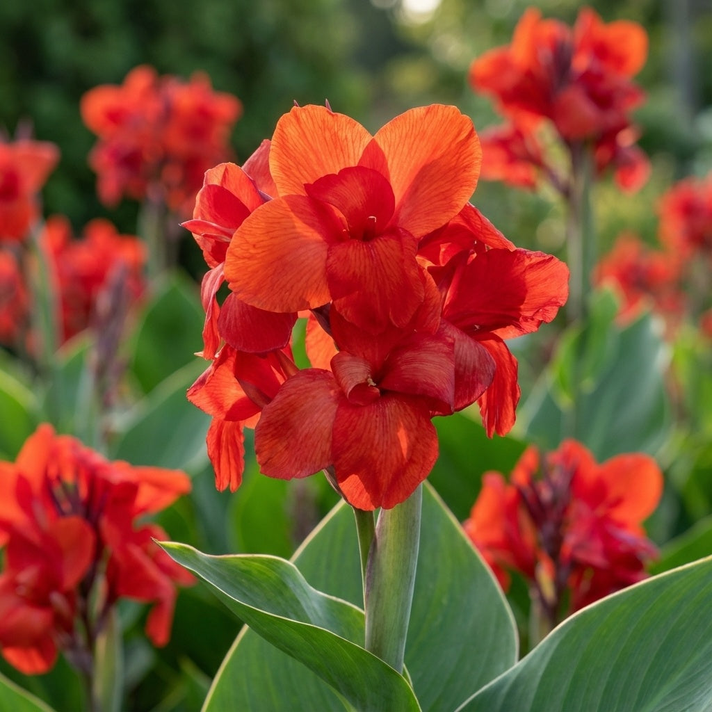 Canna 'Rot' - Blumenrohr, Canna