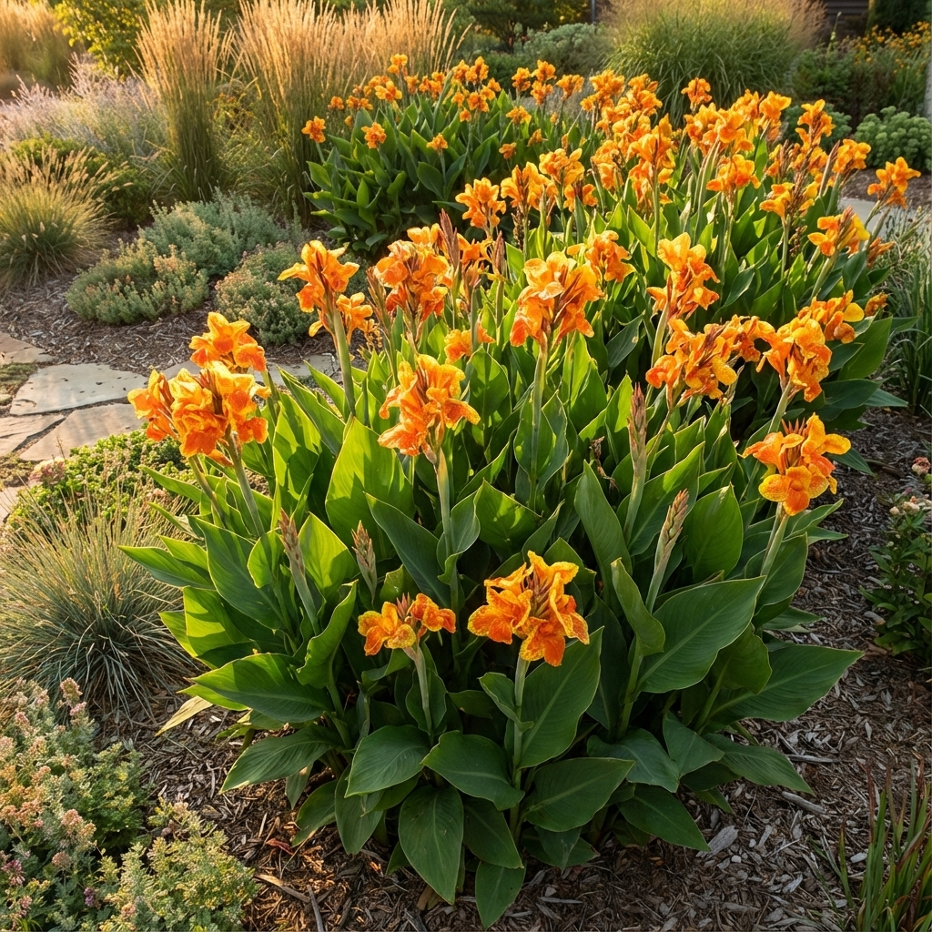 Canna 'Taroudant' - Blumenrohr, Canna