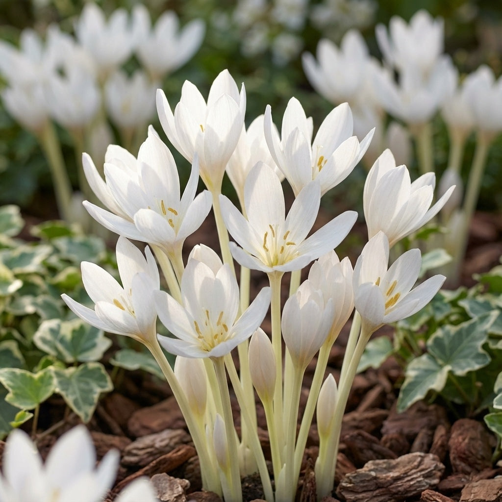 Colchicum 'Album Autumnale' - Herbstzeitlose