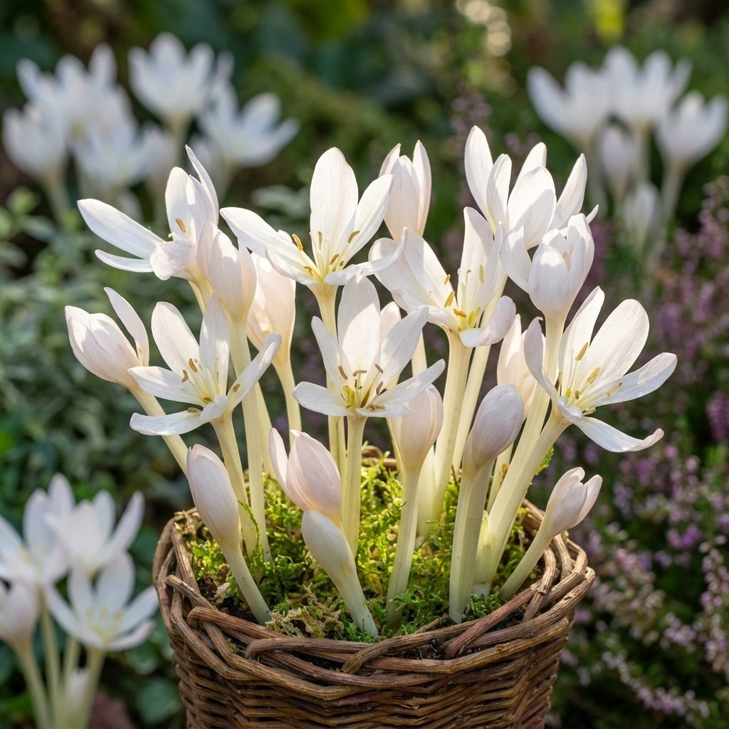 Colchicum 'Album Autumnale' - Herbstzeitlose