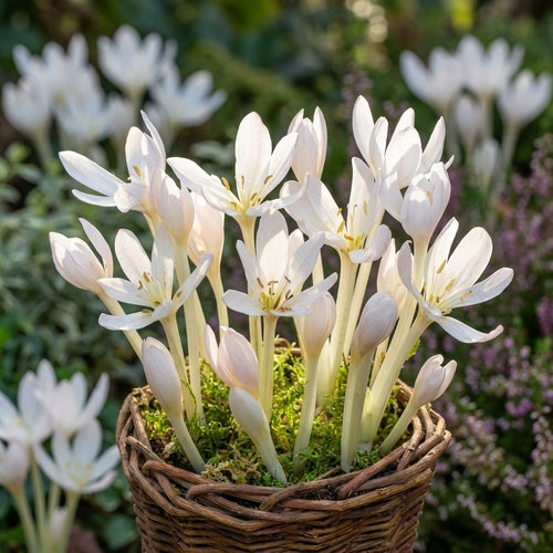 Colchicum 'Album Autumnale' - Herbstzeitlose - LumiBlumi
