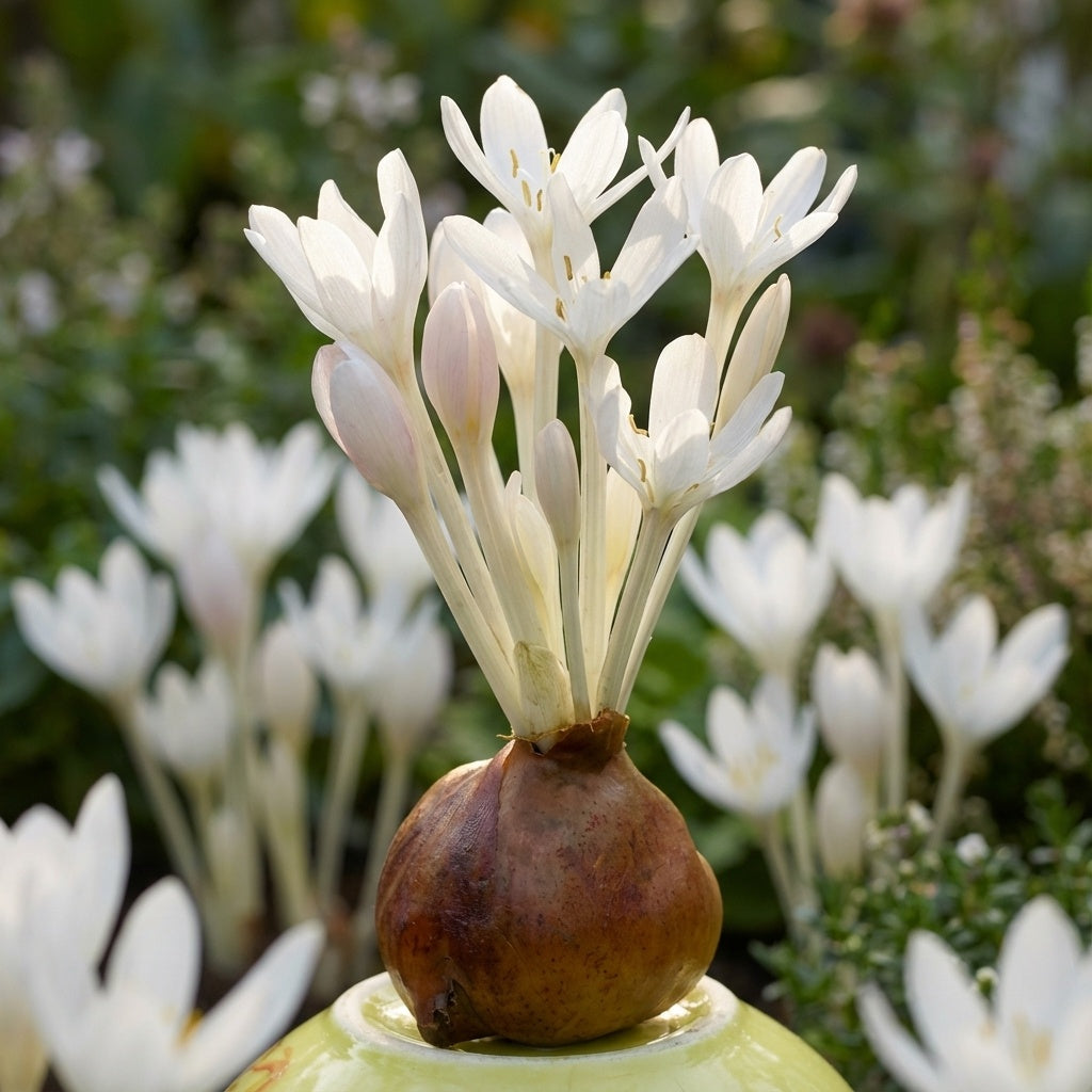 Colchicum 'Album Autumnale' - Herbstzeitlose