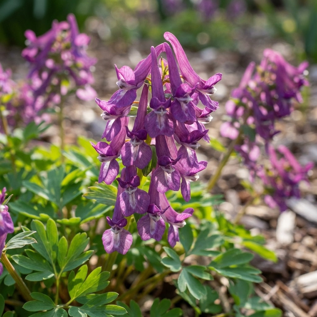 Corydalis solida Purple Bird' - 20 Stück