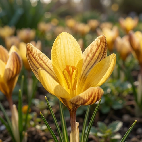 Krokus 'Fuscotinctus Chrysanthus' - 100 Stück - LumiBlumi