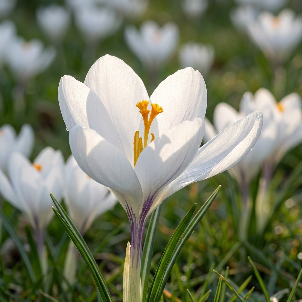 Krokus 'Jeanne D'Arc Grossblumig' - 100 Stück - LumiBlumi