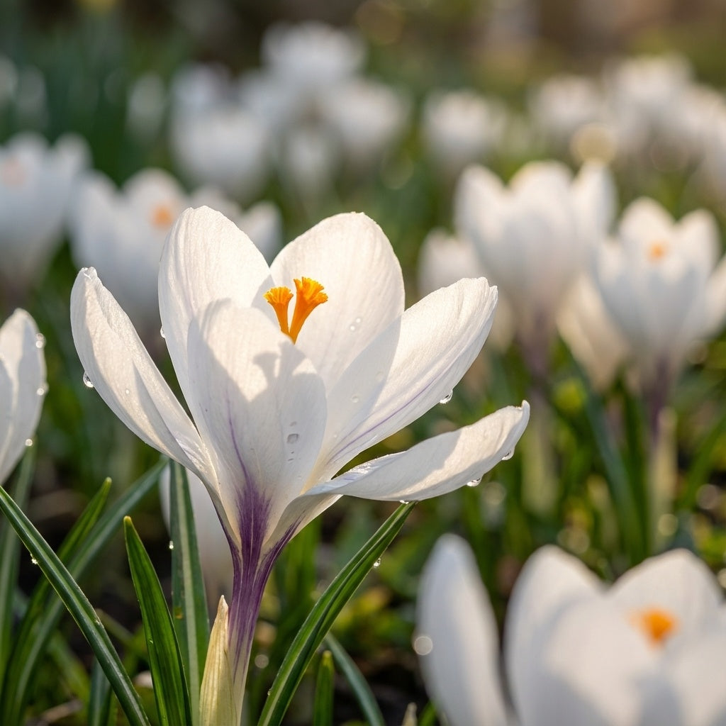 Krokus 'Jeanne D'Arc Grossblumig' - 100 Stück - LumiBlumi