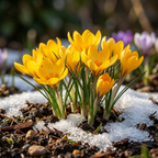 Crocus 'Korolkowii' - Krokus - LumiBlumi