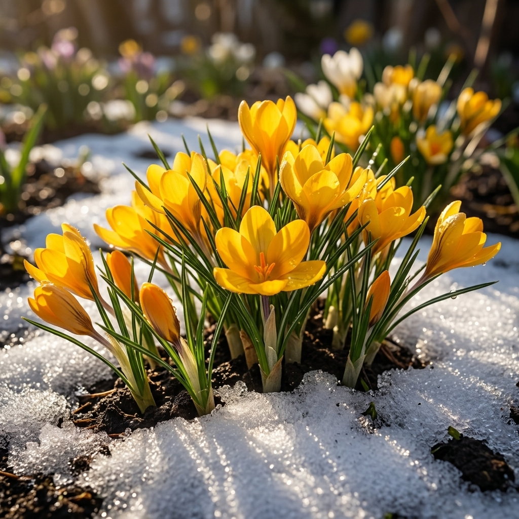 Crocus 'Korolkowii' - Krokus - LumiBlumi
