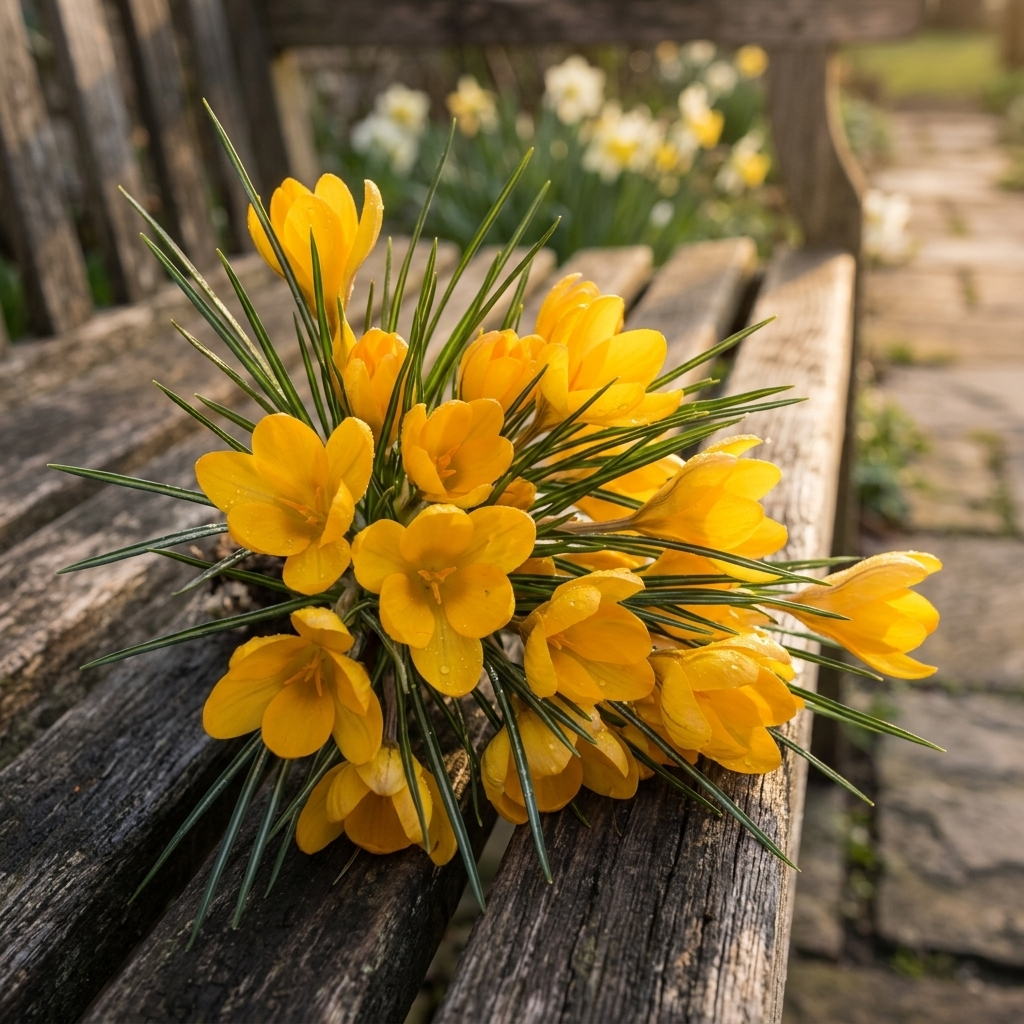 Crocus 'Korolkowii' - Krokus - LumiBlumi