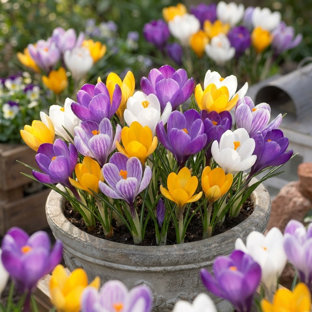 Krokus grossblumig Mischung - 50 Stück