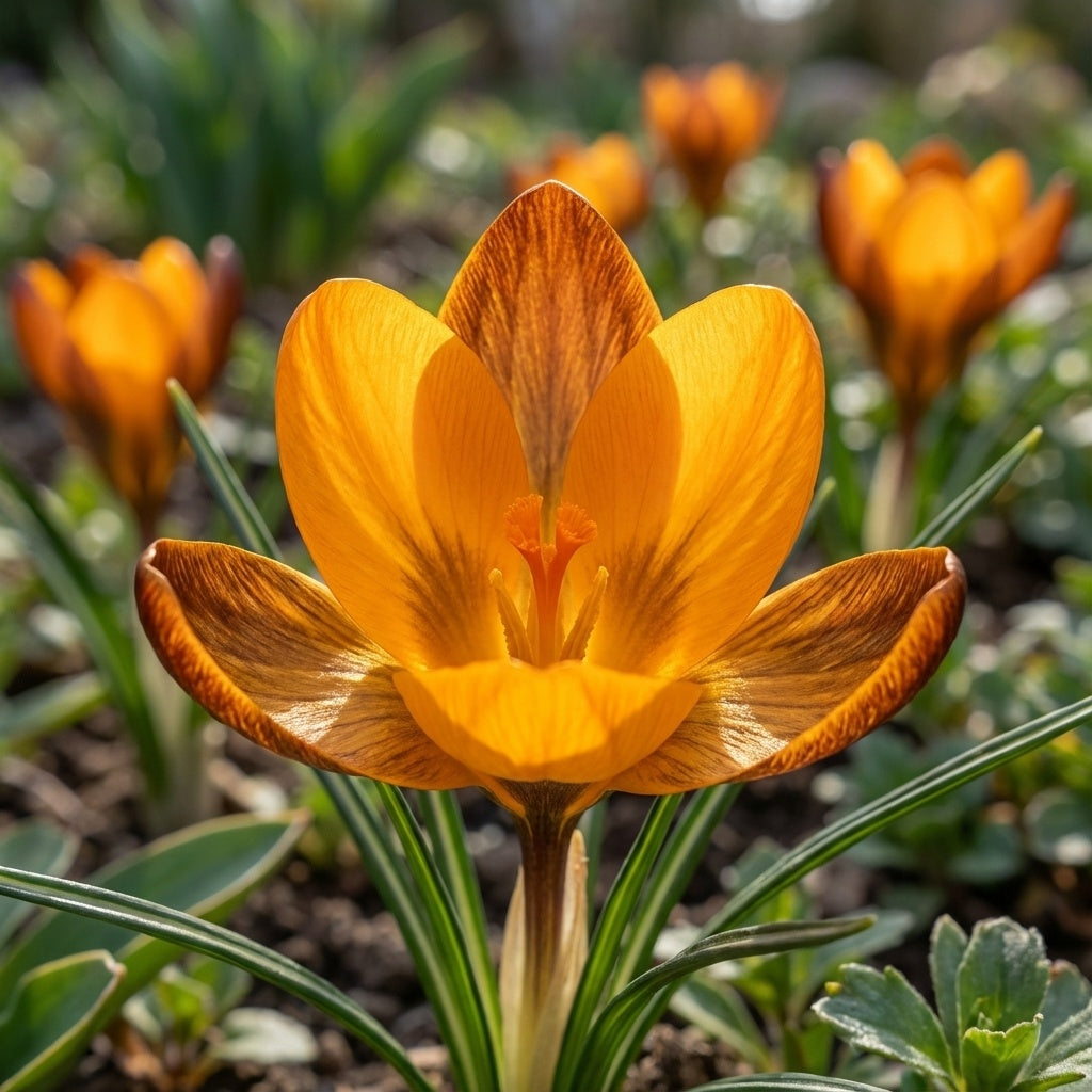Krokus 'Orange Monarch' - 25 Stück - LumiBlumi