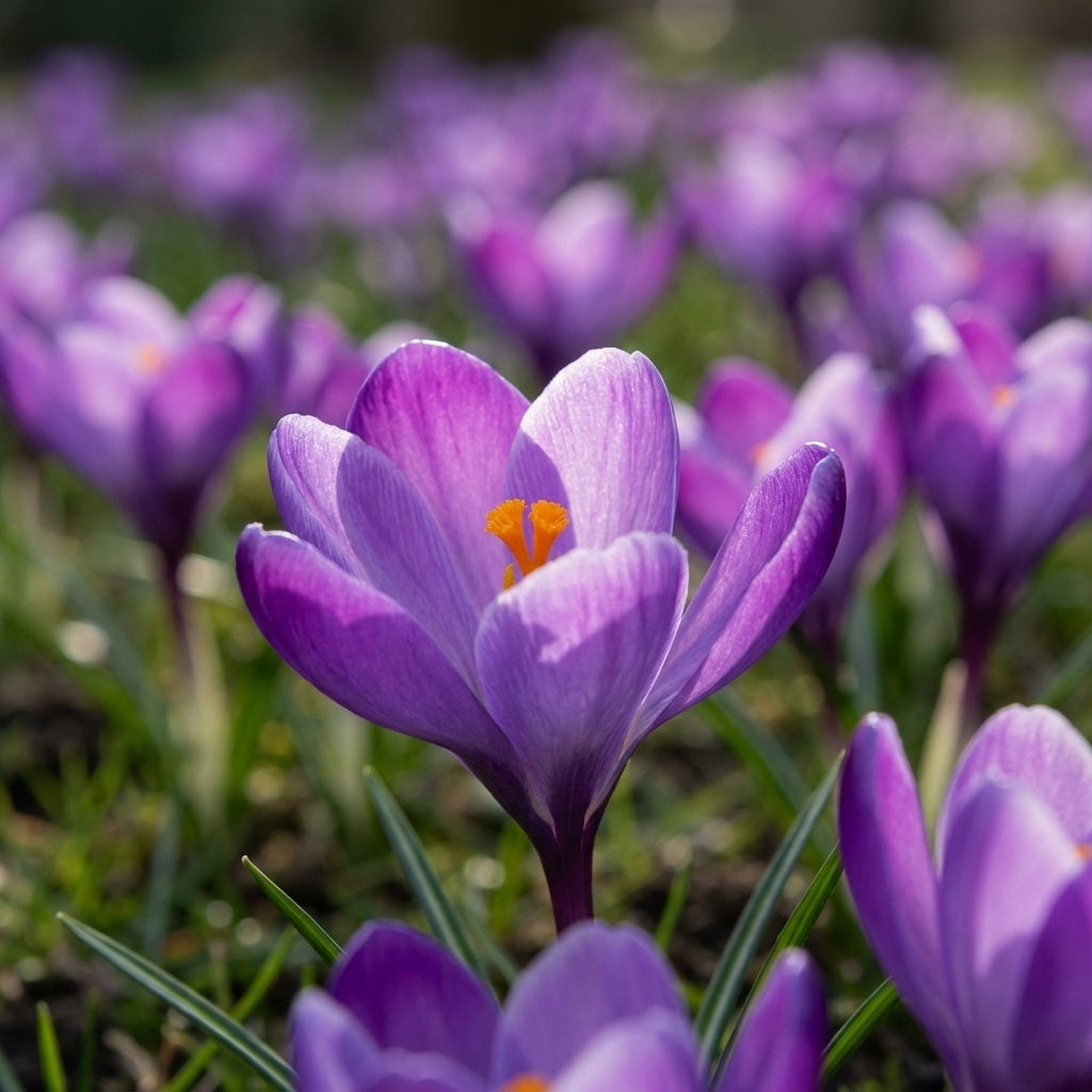 Krokus grossblumig 'Rememberance' - 50 Stück