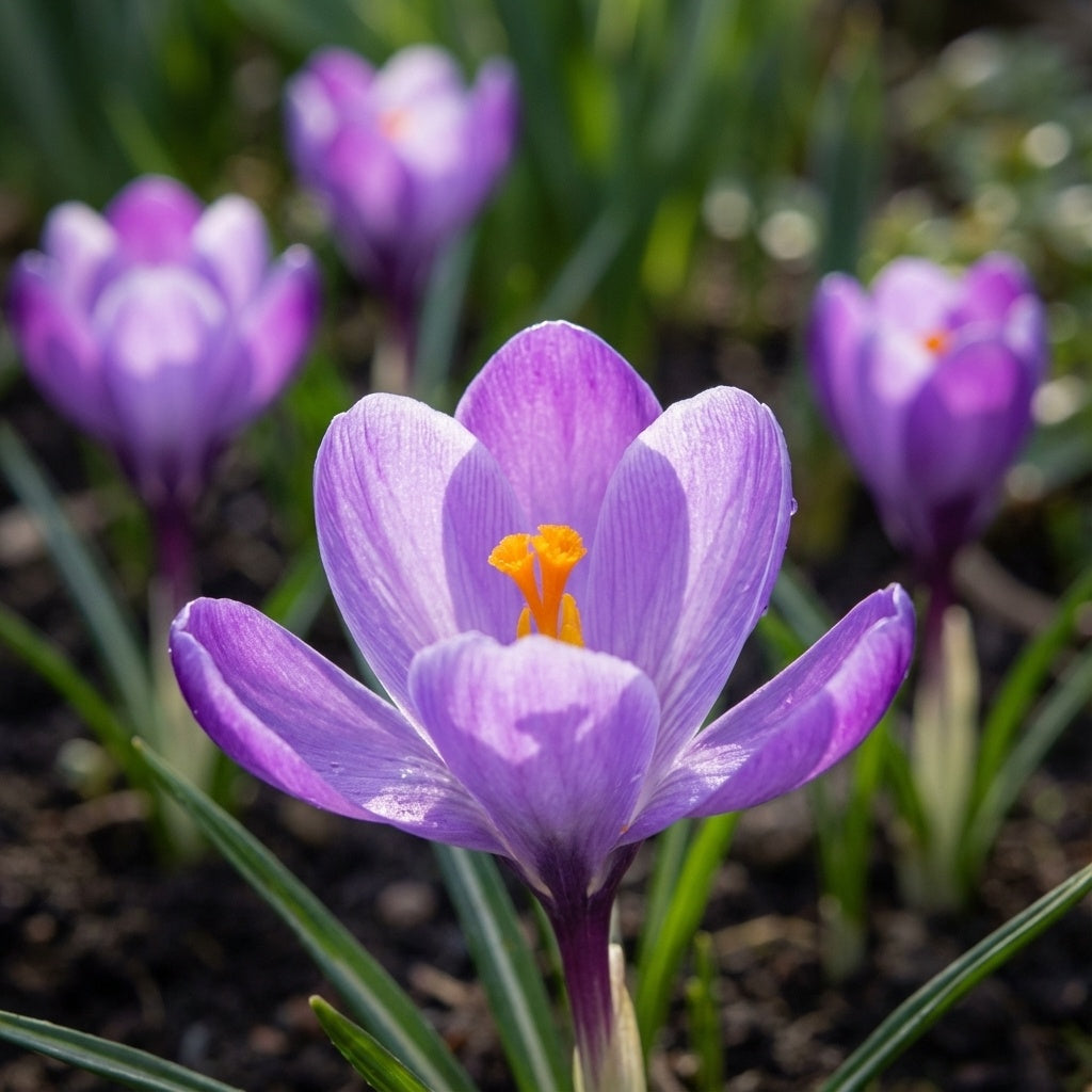 Krokus grossblumig 'Rememberance' - 50 Stück