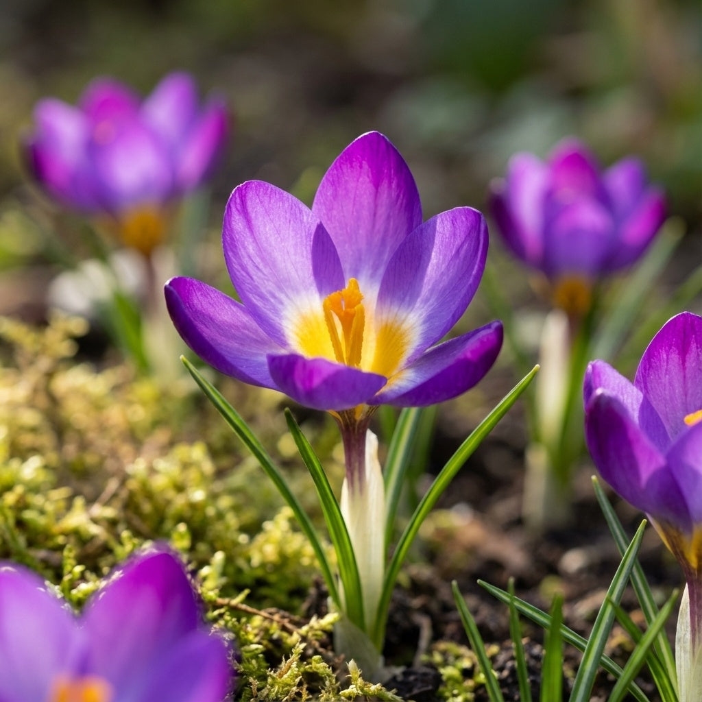 Krokus 'Tricolor Sieberi' - 80 Stück - LumiBlumi