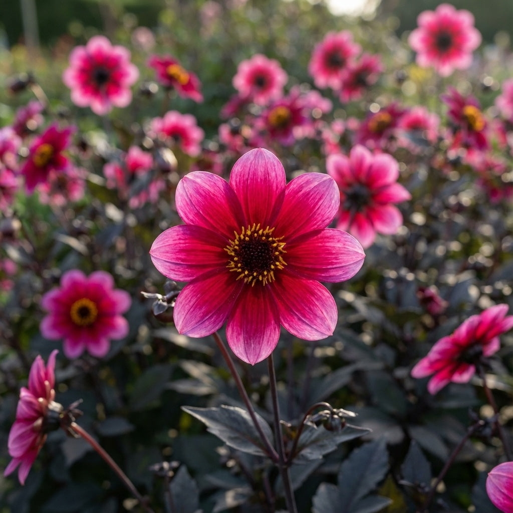 Dahlie 'Dracula' - 10 Stück - LumiBlumi
