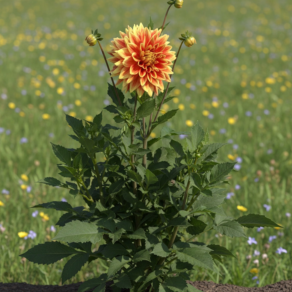Dahlie 'Explosion' - 4 Stück - LumiBlumi