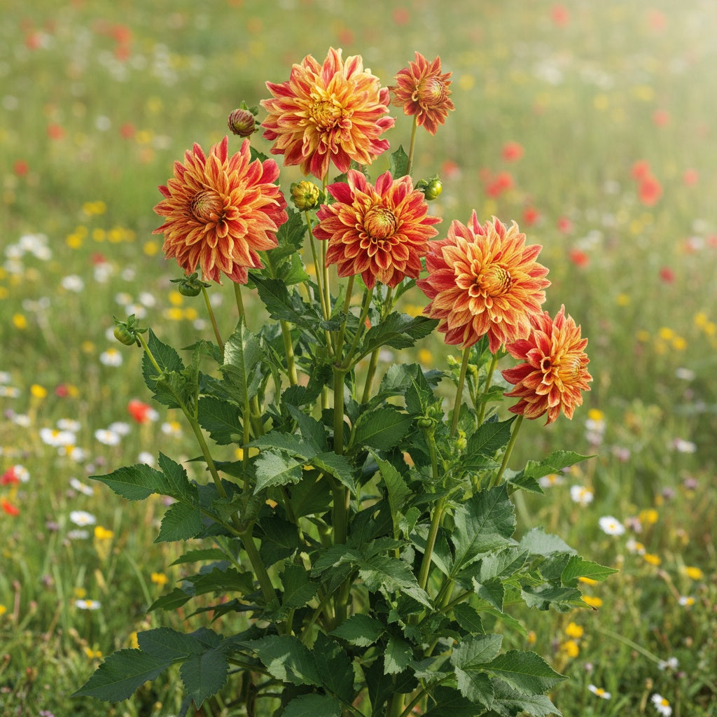 Dahlie 'Explosion' - 4 Stück - LumiBlumi