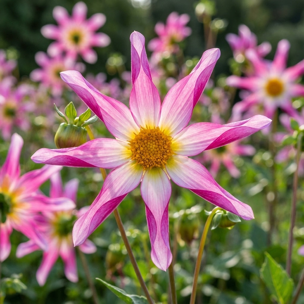 Dahlie 'Honka Pink' - 5 Stück - LumiBlumi