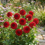Dahlie 'Hullegie' - 4 Stück - LumiBlumi