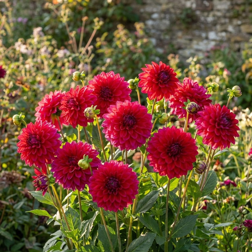 Dahlie 'Hullegie' - 4 Stück - LumiBlumi