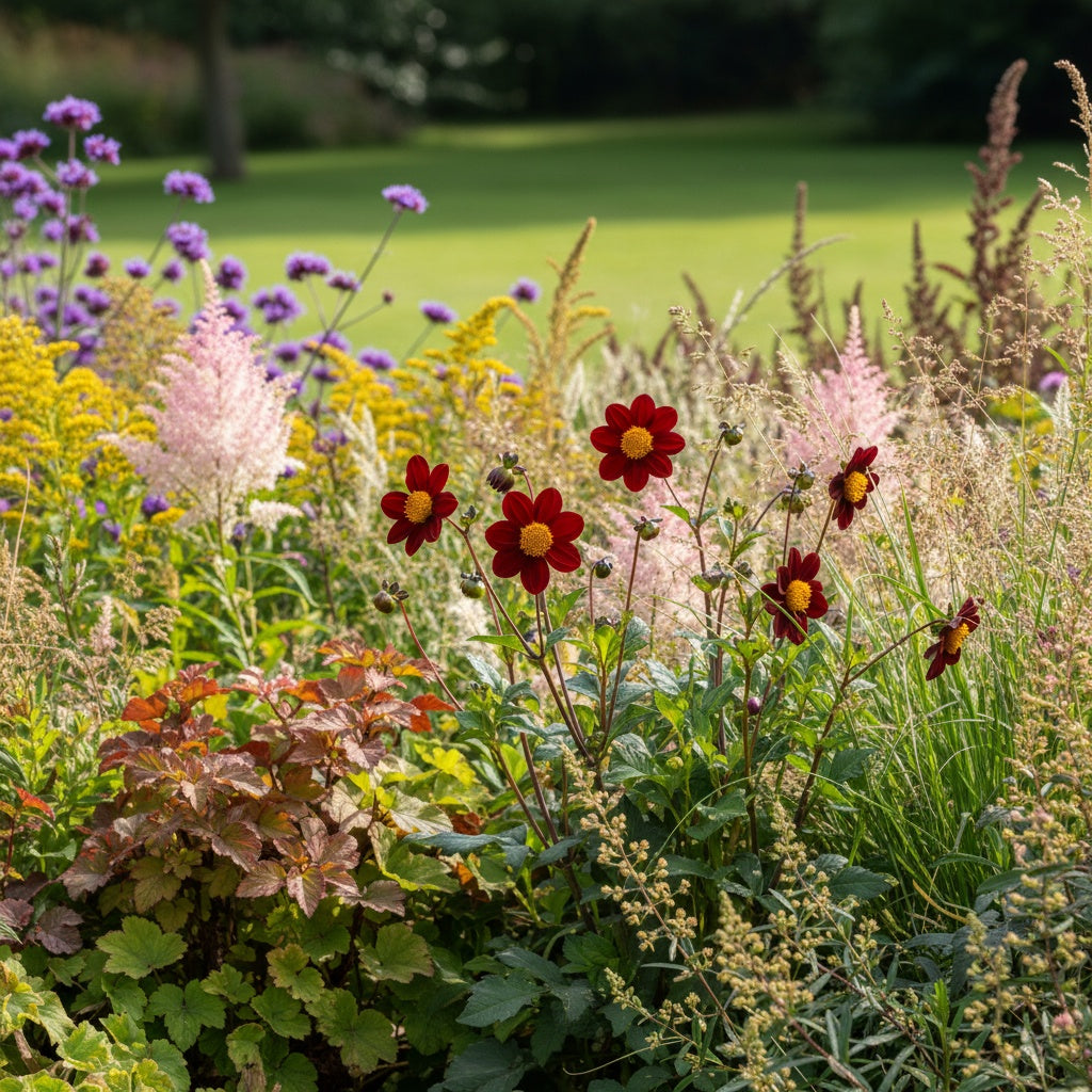 Dahlia 'Mexican Star' - Dahlie - LumiBlumi