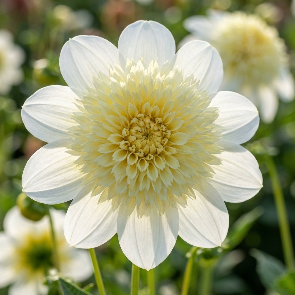 Dahlia 'Platinum blonde' - Dahlie